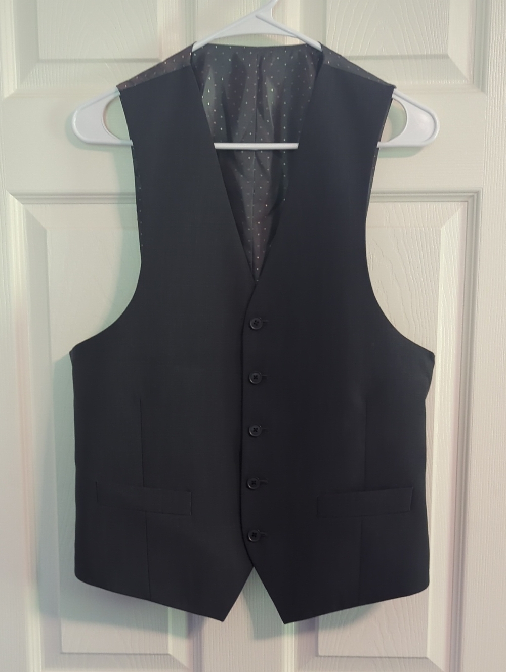 Classic Men's Black Suit Vest - Timeless Tailored Style